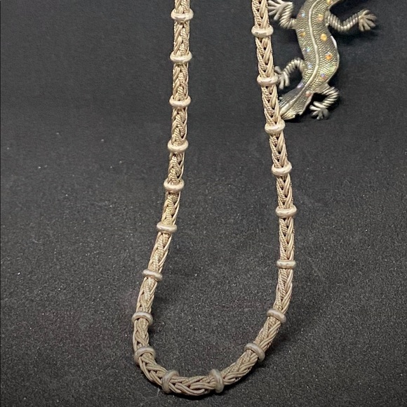 Artisan Handmade Sterling Statement Necklace - Picture 2 of 5